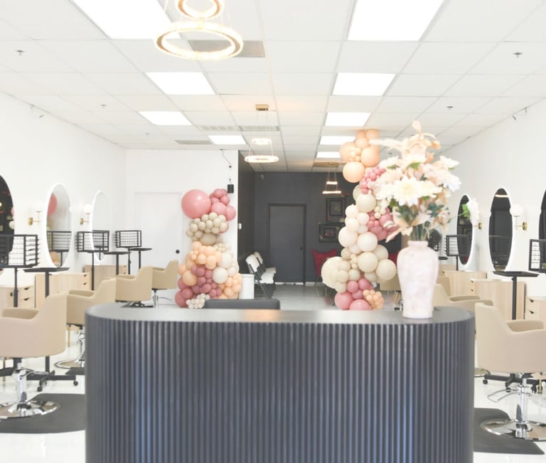 Splendid African Hair Braiding salon interior